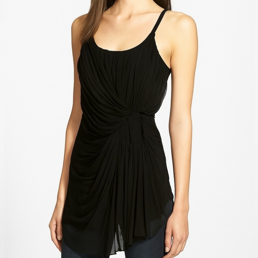 Bailey 44 Sheer Lined Adjustable Tank Top Blouse